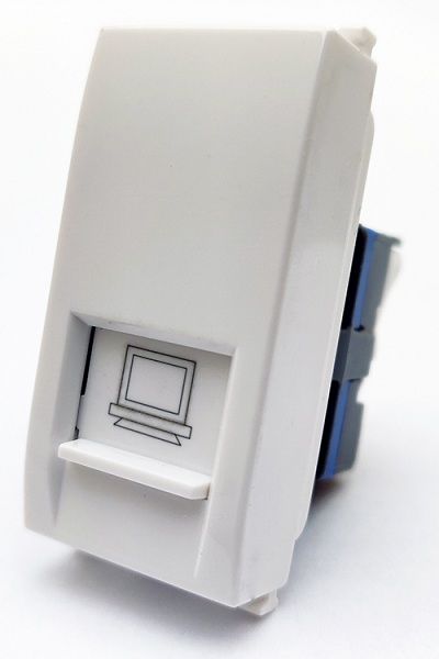 MAPAM 627B Connettore Di Rete Rj45 Gem 627B Bianco