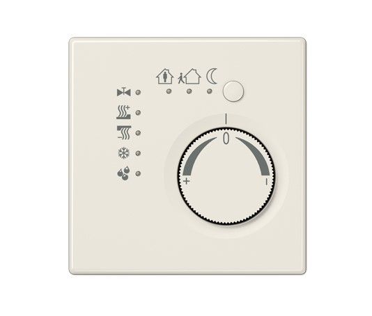 JUNG LS2178TS KNX room thermostat with integrated bus coupler and 4-channel button interface - white