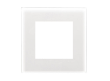 EELECTRON EEBP200790000-1  PLACCA 9025 2 MODULI, BIANCO LUCIDO (10PCS.)