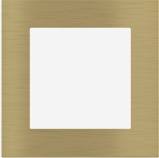 EKINEX EK-DQG-GBB Deep plate (FF and 71 and 20Venti) square - METAL (ALUMINIUM) brass