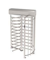 NICE TURNSTILES CAGEOL3I Single gate with 3-arm rotor, 120° angle with servo driven - AISI 304 polished stainless steel structure