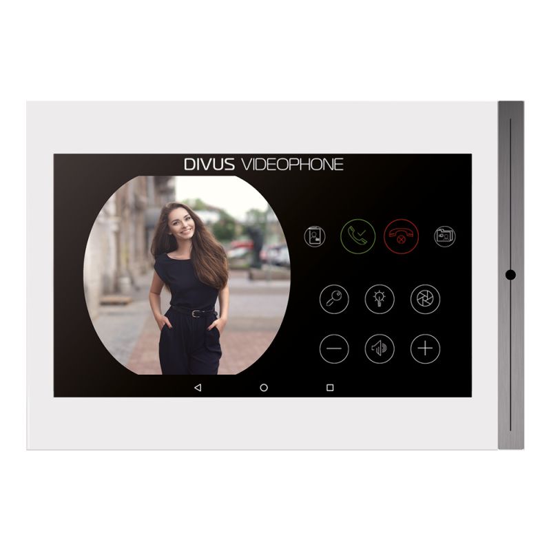 TZ15-W-V4 DIVUS TOUCHZONE 15 WHITE - touch panel for buildings