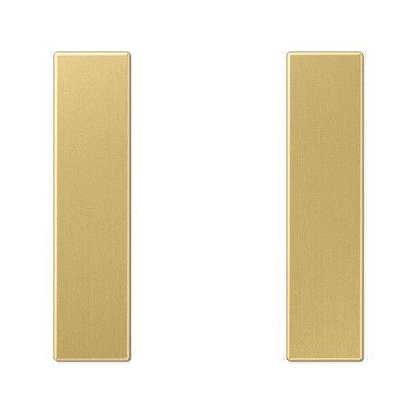 JUNG ME2501TSAC Key covers for sensor 1 channel F50- mod. LS990- classic brass