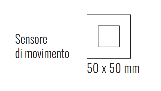 EKINEX EK-DQN-GBS Placca per sensore di movimento Aurex (ek-sn2-tp) - METALLO (ALLUMINIO) - Titanio