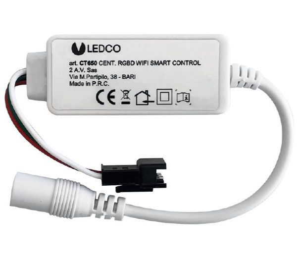 LEDCO CT650 SMART CONTROL RGB 12/24Vcc DATA WI-FI CONTROL UNIT