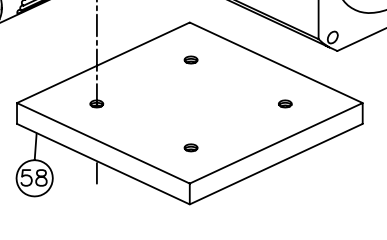 GIBIDI P9AX1133Z MODO 500 FIXING PLATE