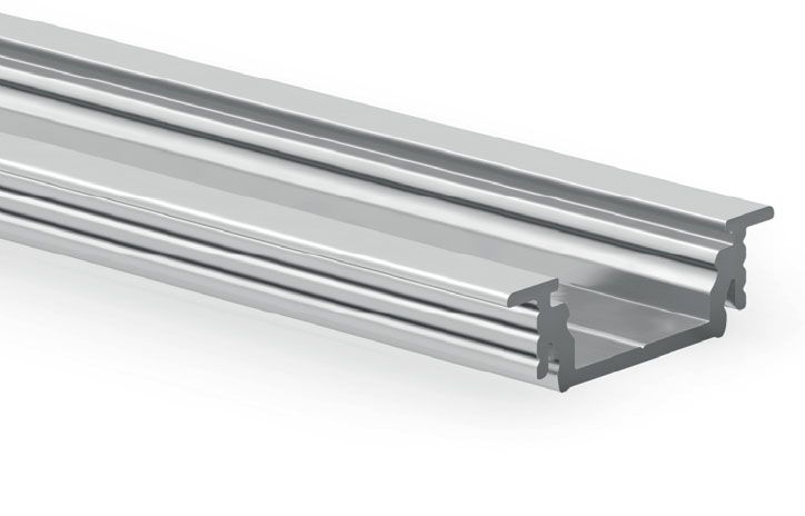 LEDCO PR214 RECESSED PROFILE 14 MM. 2 METERS. ANODIZED