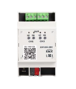 LINGG-JANKE "79436 / 79436SEC" J2F10H-SEC Attuatore per veneziane/tapparelle KNX Secure 2 volte 10A, funzionamento manuale