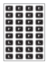 EELECTRON 9025ISE-3 9025 PULSANTE CAPACITIVO KNX, NERO  ISET ICONE -E - 32 ICONE