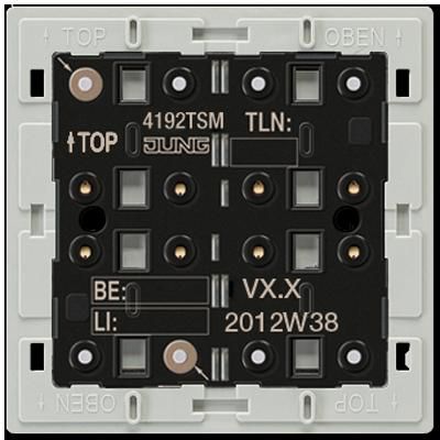 JUNG 4192TSM KNX push button sensor module with acc. Universal integrated bus - 2 channels