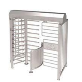 NICE TURNSTILES BKLONL7ZIN Powder coated hot dip galvanized structure, 700mm manual gate