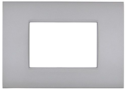 MAPAM CBM7003-4 Placca Metallo Vip CBM7003-4 3P Grigio Chiaro