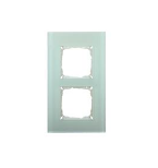 LINGG-JANKE 86334 RAHMEN4-GLM glass cover frame 4 gang, mint