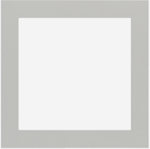 EKINEX EK-PQS-GAG Square FF/71 (Form/Flank/NF) plate Plastic - 1 window