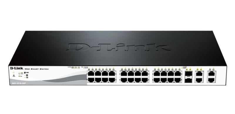 D-LINK DES-1210-28P POE SWITCH 24X10/100 2X1000 2 COMBO