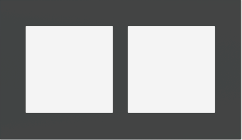 EKINEX EK-S2S-FGB Rectangular Surface plate (71 and 20Venti ) in bromine gray colour