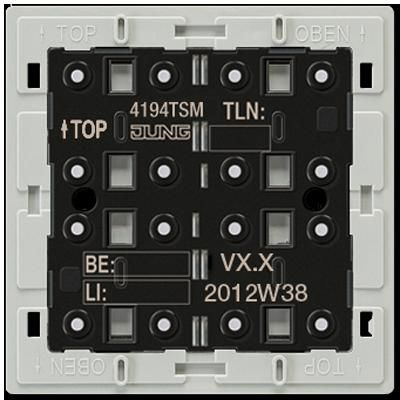 JUNG 4194TSM KNX push button sensor module with acc. Universal integrated bus - 4 channels