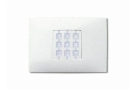 NICE WRW Rectangular wall plate, white - 10 pieces