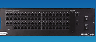 ESSETI 5CT-140 Centrale HI-PRO 664 RACK versione Affari e Hotel. 