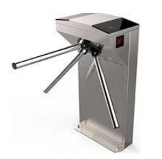 NICE TURNSTILES SHIELDI Single gate column tripod turnstile - AISI 304 polished stainless steel