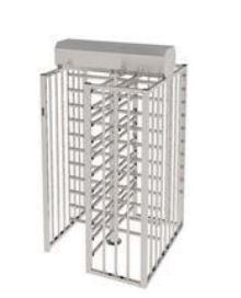 NICE TURNSTILES CAGETL4 Structure in brushed AISI 304 stainless steel