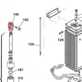 FAAC RICAMBI 7221035 FORCELLA X 620-640 C/SNODO