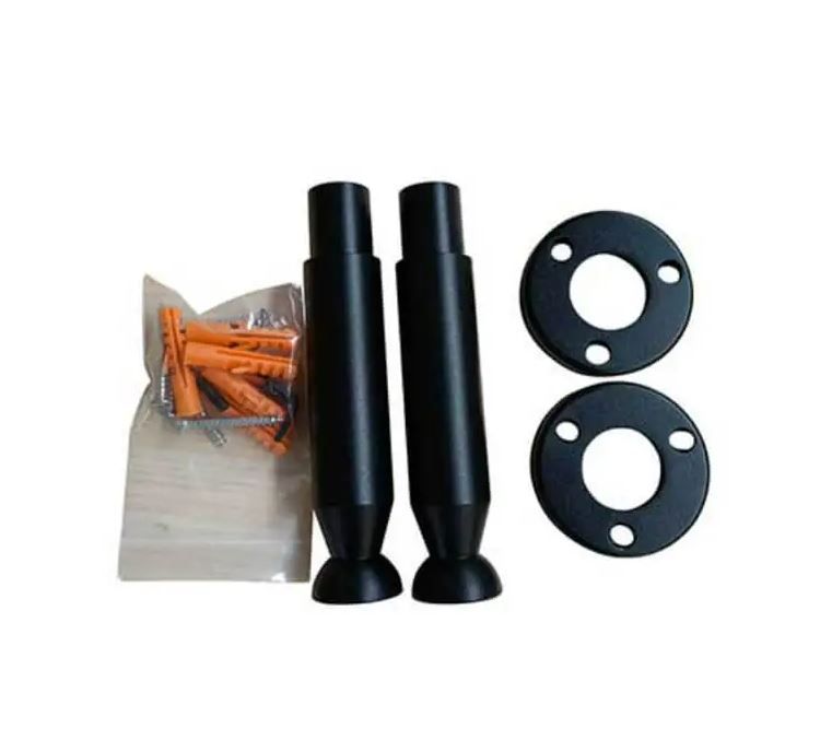 LEDCO TSG/NE WALL JOINTS 2PCS BLACK