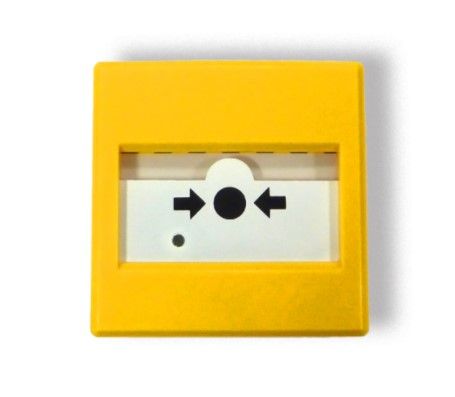 INIM INCENDIO IC0020Y Pulsante di allarme convenzionale resettabile Colore Giallo