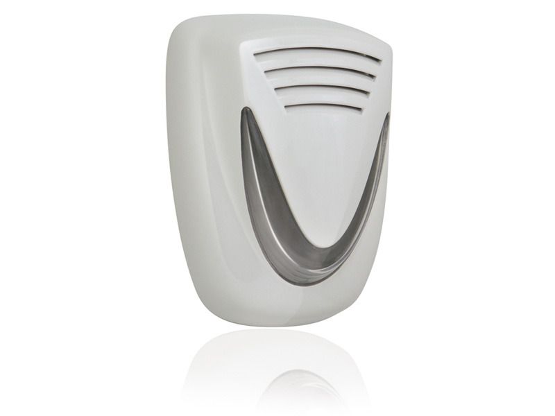 VENITEM 23.26.29 MINI MURANO AL self-powered white/smoky siren with flashing LED 