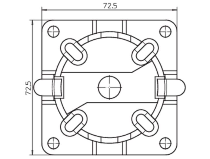 CAME 001YM0116 HOOK. QUICK WITH PLAST HOLE. MAX 20NM