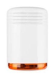 VENITEM 23.24.40 MINI HOLA L piezo 12V white/orange siren + flashing led