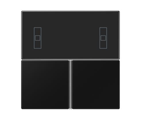 JUNG LS4093TSASWM Key covers for compact KNX environmental controller - mod. AS+LS990+A creation- matt graphite black