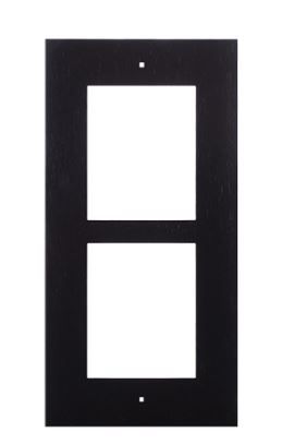 2N 9155012B flush installation frame for 2 modules - black 