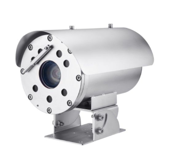 HANWHA TNO-6322ER Telecamera bullet in acciaio inossidabile 316L antideflagrante con tergicristallo integrato