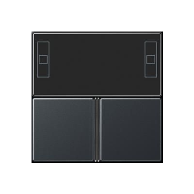 JUNG A4093TSAANM Key covers for compact KNX environmental controller - mod. A500- matt anthracite