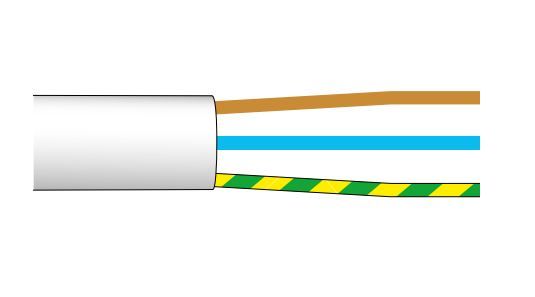 NICE 562.30.00 Standard, 3 m Power Cables for Era Inn Edge AC and Era Inn Smart AC motors