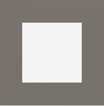 EKINEX EK-SQG-FGL Placca Surface (71 e 20Venti ) quadrata colore grigio londra