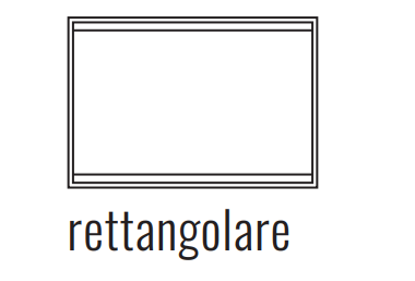 EKINEX EK-FOR-GBS Cornice FF Form rettangolare Metallo Titanio