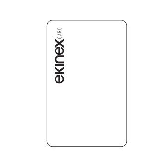 EK-TCE-10 Kit of 10 ekinex-branded transponder cards