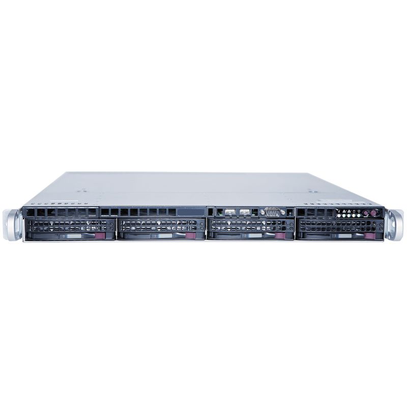 HANWHA 1U-4BAY-SRV-12TB-RAW 1U 4 Bay Hot-swap Rackmount Server