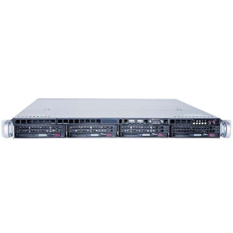 HANWHA 1U-4BAY-SRVRAID6CONF 1U 4 Bay Hot-swap Rackmount Server