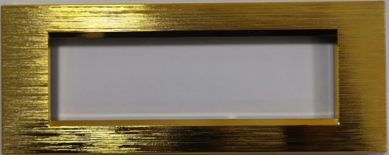 MAPAM 8007SL-5 8007SL-5 Art 7P Gold Brushed Technopolymer Plate