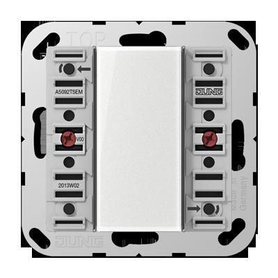 JUNG A5092TSEM Modulo d'espansione per sens. a tasti F50 KNX con acc. bus integrato Universal- 2 canali- mod. A500