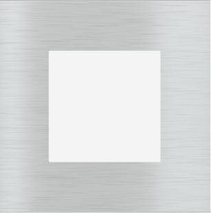 EKINEX EK-DQP-GBQ Deep plate (FF and 71 and 20Venti) square - METAL (ALUMINIUM) - aluminum