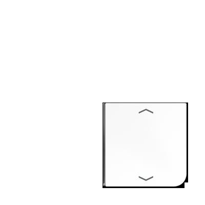 JUNG CD404TSAPWW14 Key cover for sensor 4 c-channels. symbol mod. CD 500- t.1 and 4- alpine white