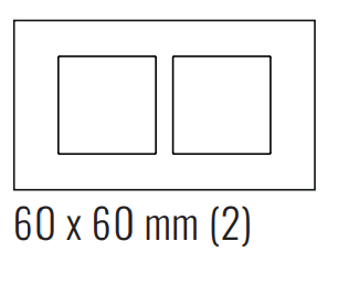 EKINEX EK-S2S-CBM Rectangular Surface plate (71 and 20Venti ) in black metal colour