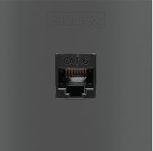 EKINEX EK-KSM-RJ45-WH Connettore RJ45 cat.6 UTP - bianco