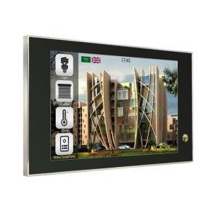 BLUMOTIX BX-T10IPS-BS THEO10 Touch panel KNX 10- silver-black-silver