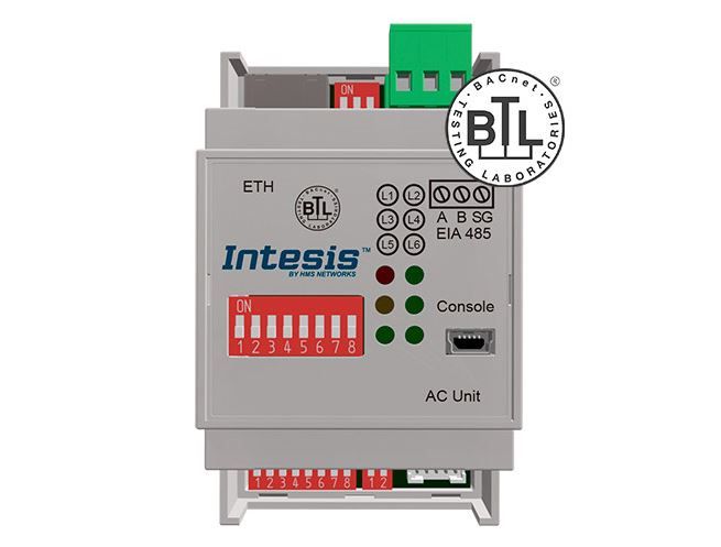 INTESIS INBACDAI001I000 Daikin AC home units at BACnet IP/MSTP interface - 1 unit