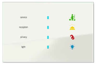 BLUMOTIX BX-F-F120W PANEL CONTROL Cover pannello di controllo KNX 